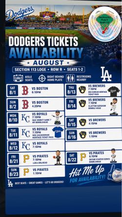 Dodgers tickets