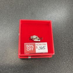 14k 3.9 Grams White Gold Size 4.5