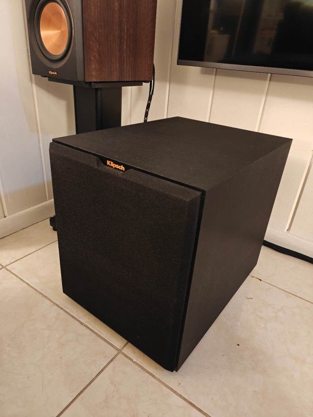 Klipsch Reference R-12SW 12" Powered Subwoofer Brushed Black
