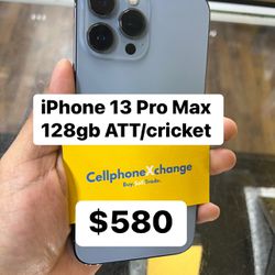 iPhone 13 Pro Max 128gb Att /Cricket 