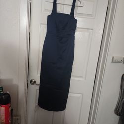 Navy blue dress