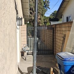Free Basket Ball Pole With Hoop.  Missing Back Board