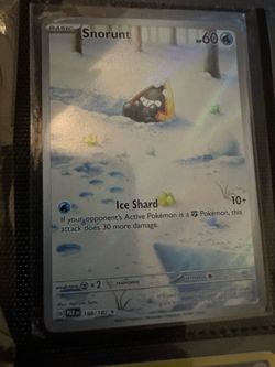 Pokémon Snorunt illustration Rare188/182