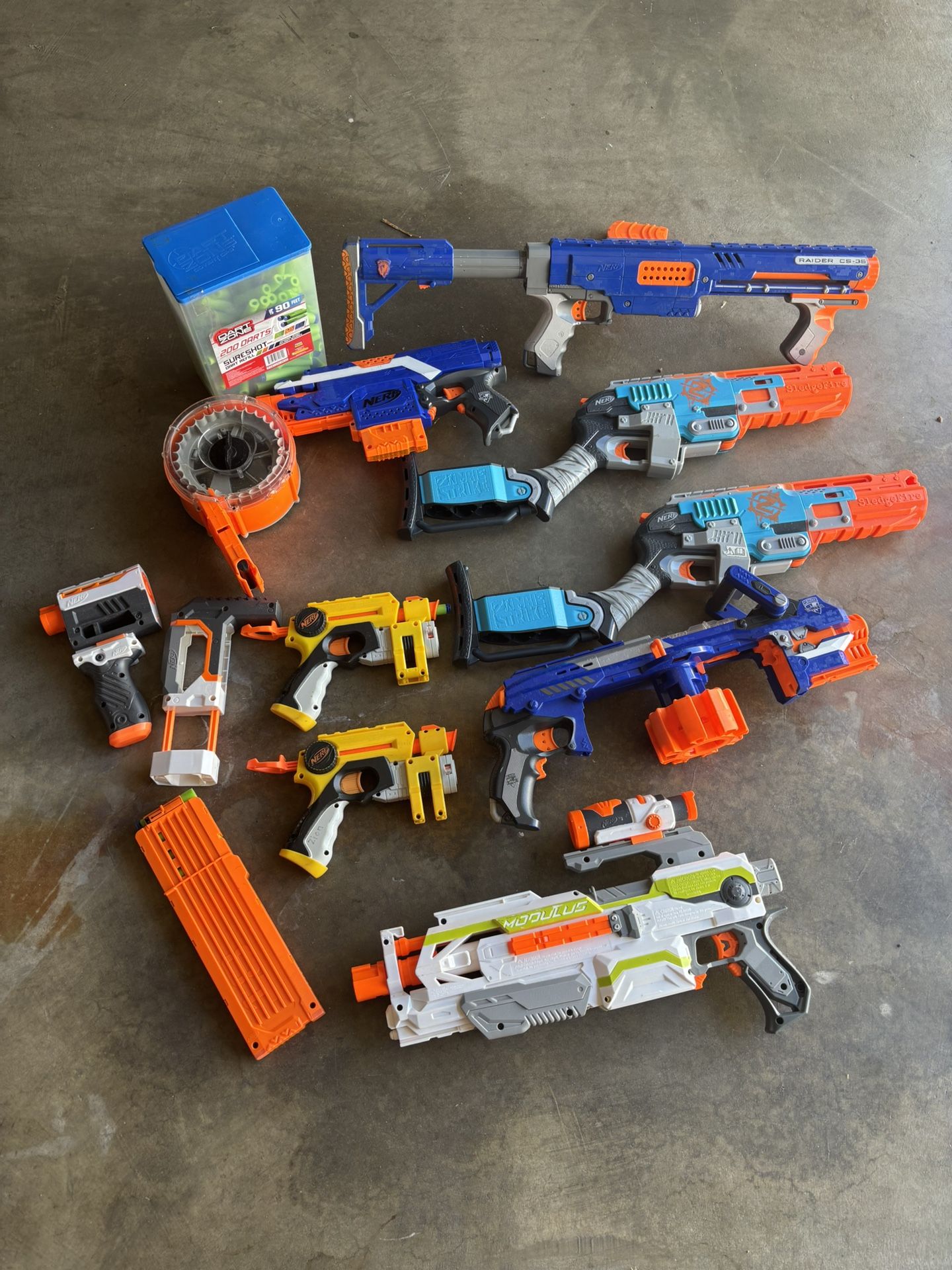 Nerf Gun Everiting $50