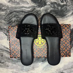 Tory Burch Rhinestones Slides