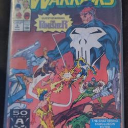 Signed NEW WARRIORS 9, NM+, Punisher, Nova, Night Thrasher, 1990