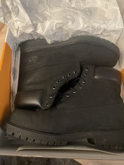 Black Timbs Men Size 9.5