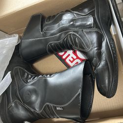 Mens Tour Master solution waterproof road motorcycle boots size 10