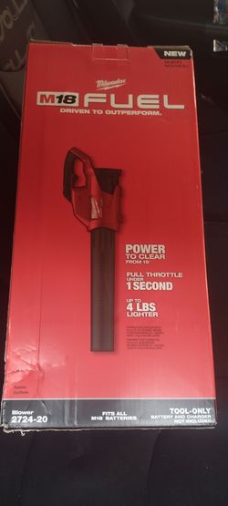 milwaukee m18 fuel brushless cordless blower 450cf 120 mph 2 speed 18v tool only  firm price 