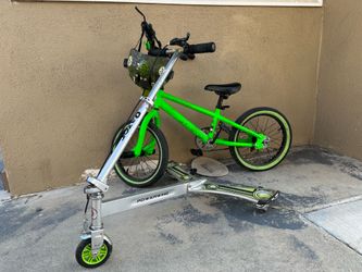 Razor PowerWing Kids Scooter 🚲 USED BIKE + RAZOR POWERWING SCOOTER + HELMET 🛴⛑️