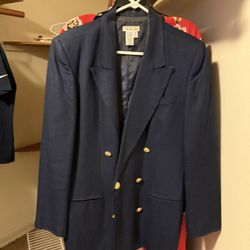 Talbots  Navy  Blue Woman’s Blazer