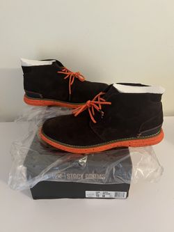 Stacy Adams Suede High Top Shoes Size 10 New