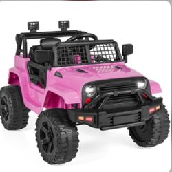 New In Box, Pink Kids Jeeps