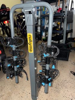 Hitch mount bike rack