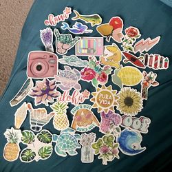 Summer Vinyl Waterproof Stickers for Mugs, Laptop, Luggage, etc.