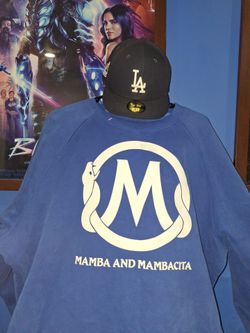 Mamba and Mambacita Blue Crewneck Sweatshirt