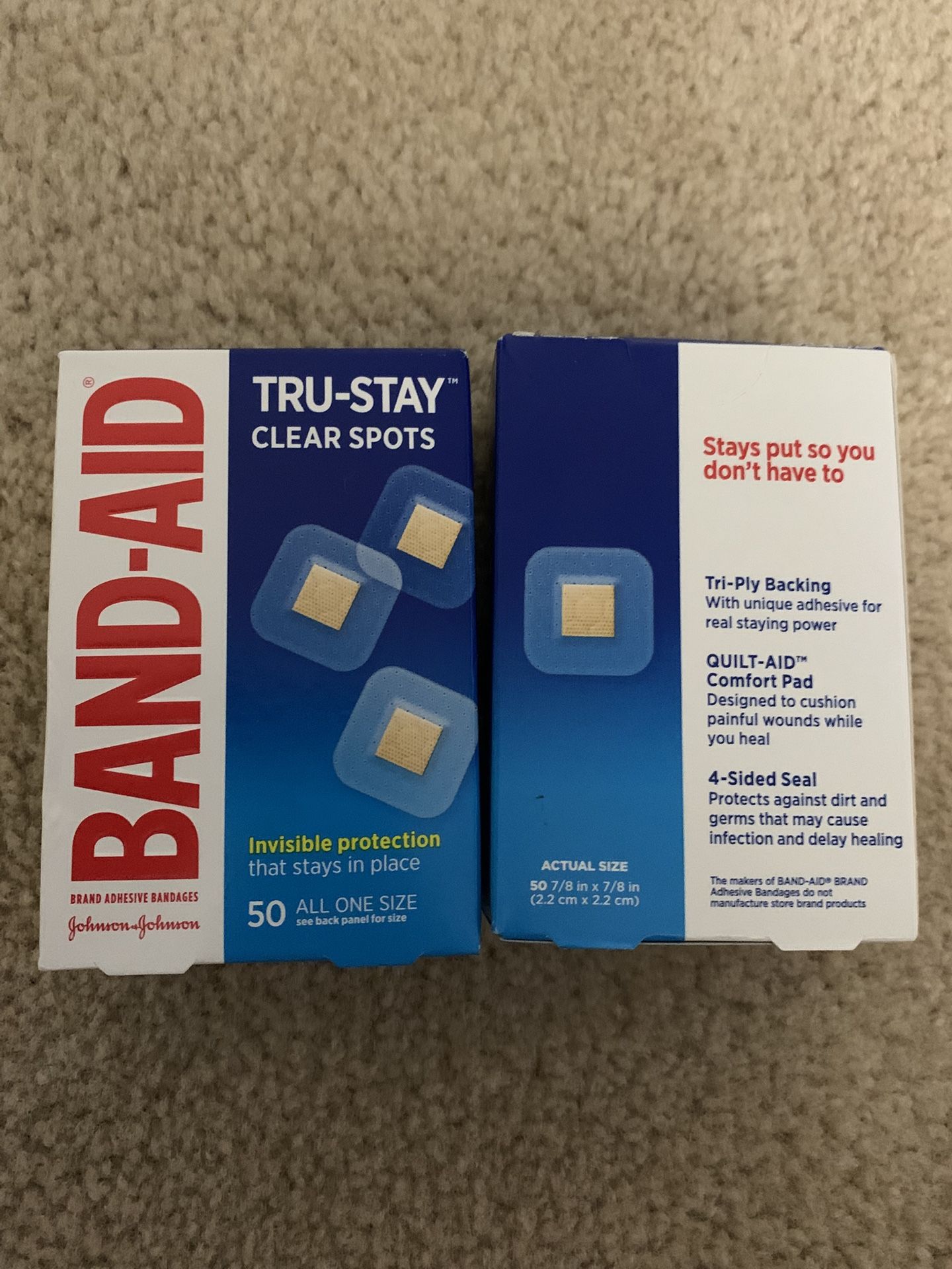 Band-Aid Tru-stay Clear Spots 50 Ct (15 Boxes Available)