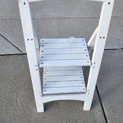 step stool - wood
18x19x32H"
sturdy
foldable
$5