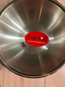 Stainless steel Havy potam bowl brand new Never Open high 41/2 inch top 91/2 inch you cook also