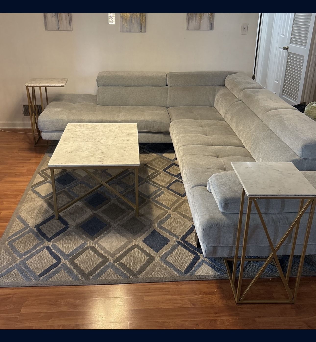 Like NEW Sectional Sofa With Storage