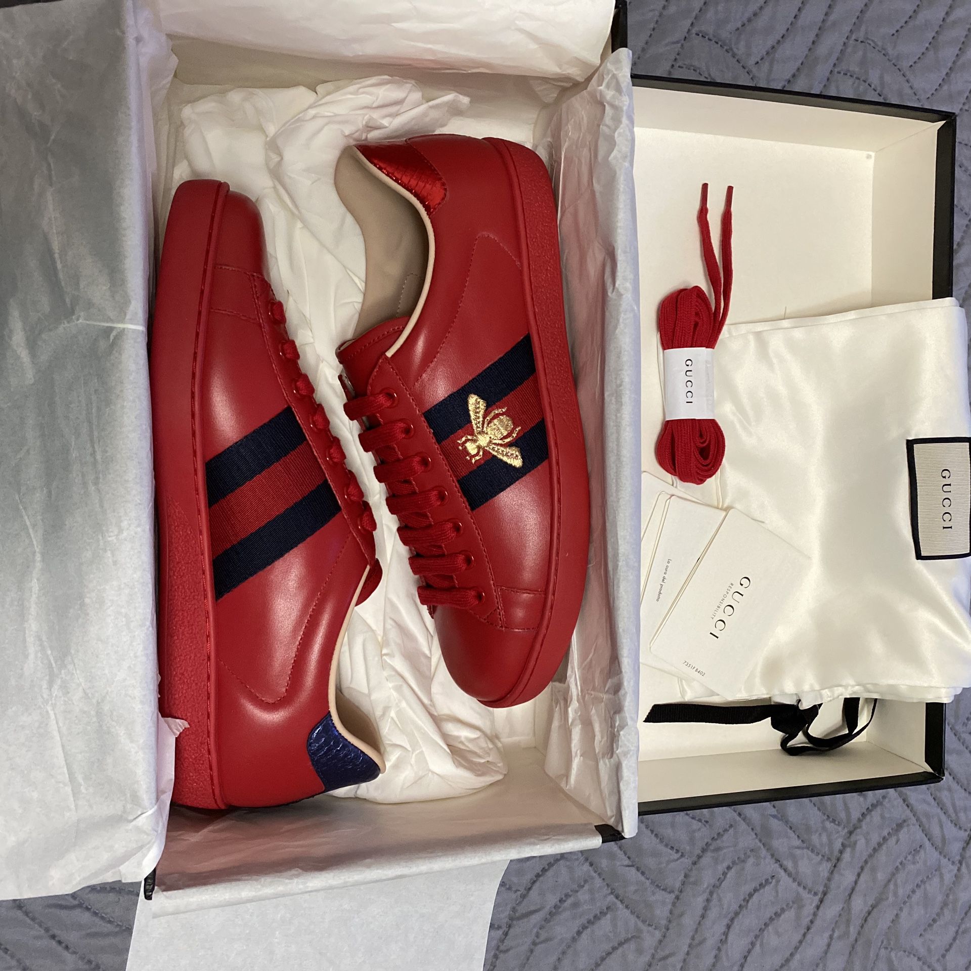 Gucci Ave Sneakers Men size 9