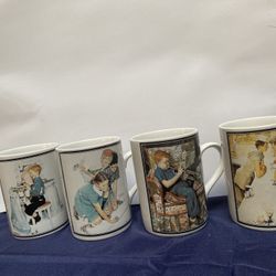Norman Rockwell Mugs