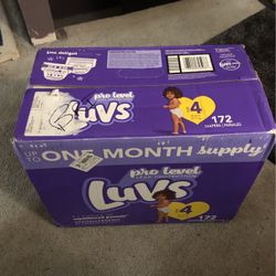 Luvs Diapers One Month Supply