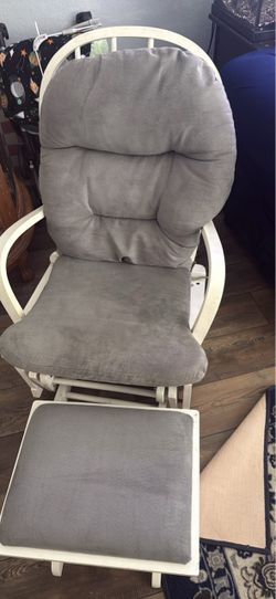 Glider Rocking Chair with Ottoman