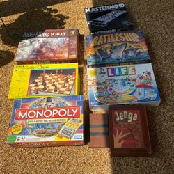 Board Games Sold All Together