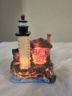 Vintage Electric Lighthouse Cottage Lamp