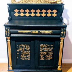 Mini Buffet Sideboard Cabinet Vintage Antique 