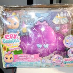 Cry Babies Magic Tears Doll Jenna's Wardrobe In Damaged Box