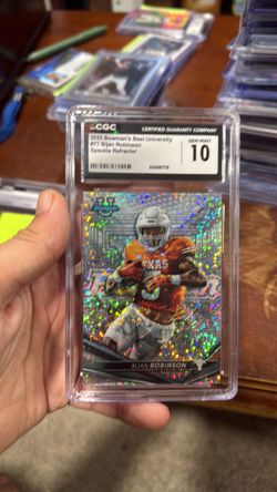 Bijan Robinson bowman’s best university gem mint 10