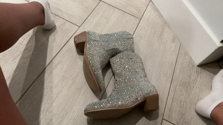 Glitter boots for kids