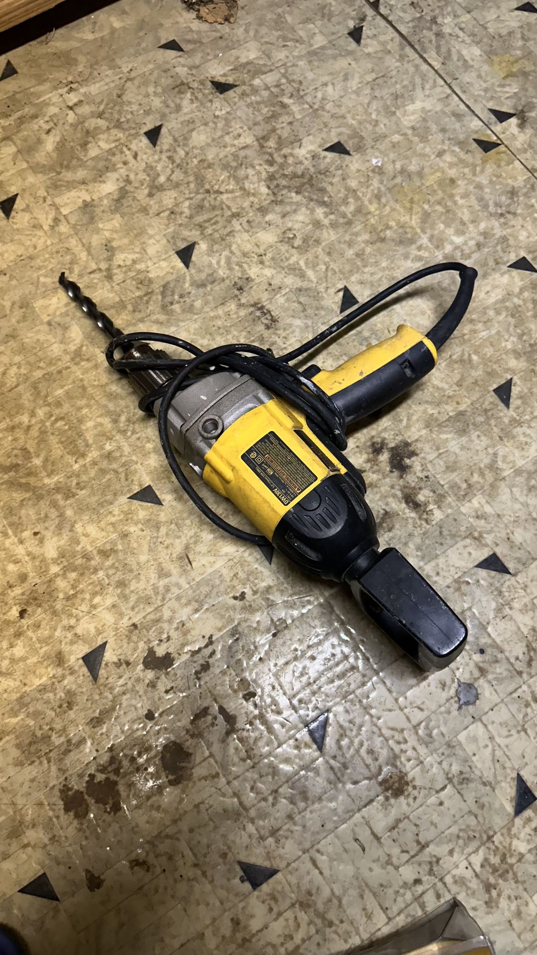 Dewalt DW13OV 12OV Corded 1/2" Variable-Speed Spade-Handle Drill