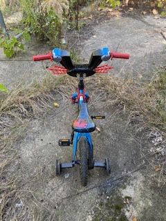 Boy Spider Man Bike