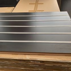4 ft x 2 ft Slatwall Panel  Set of 2 with Reinforcing Metal