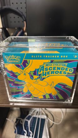 4 Pokemon ETB acrylic hard case