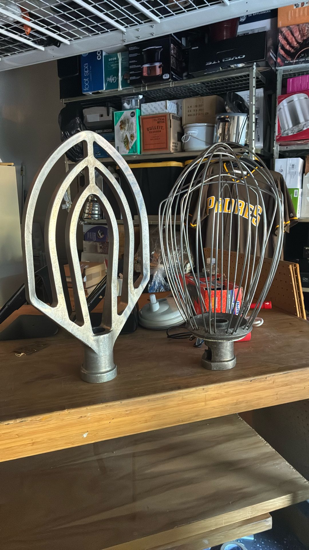 Hobart Mixer Pieces Beater & Wire Whip