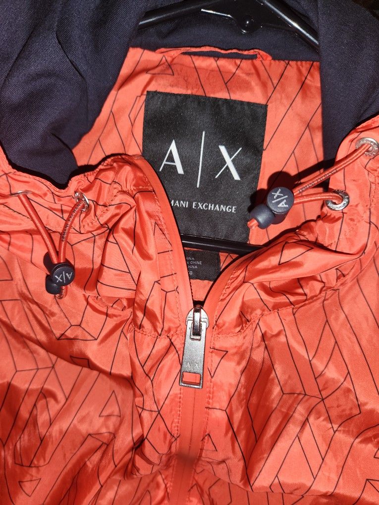 Zip Up Nylon Jacket Armani exchange