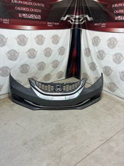FB681-001 2013-2015 Honda civic sedan front bumper cover with grilles
