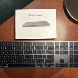 Apple Keyboard And Apple Trackpad