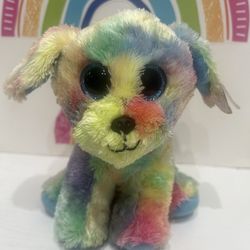 TY BEANIE BABIES - AUTISM AWARENESS PUP MAX BORN APRIL 2ND