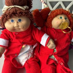 Three Vintage Cabbage Patch Kids 