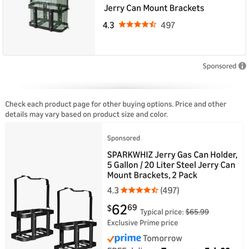 Jerry Gas Can Holder