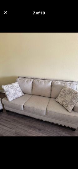 Ashley furniture, color beige