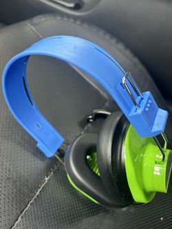 Califone 3068AV 3.5mm Plug Black Switchable Stereo/Mono Corder Headphones