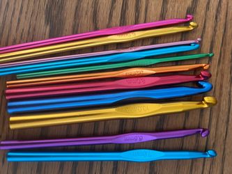 Bundle of crochet needles