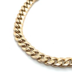 14kt Gold Hollow Cuban Bracelet 6.7mm 9.70grams 8” 161989 12