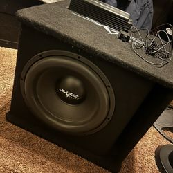 Skar 15 Inch Sub, Amp, & Capacitor 